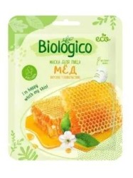 Маска для лица, Biologico (Биолоджико) 22 г 1 шт Мед Вкусное удовольствие