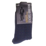 Носки мужские, Milano Socks (Милано Сокс) р. 41-45 №350 махровые рисунок №8 синие